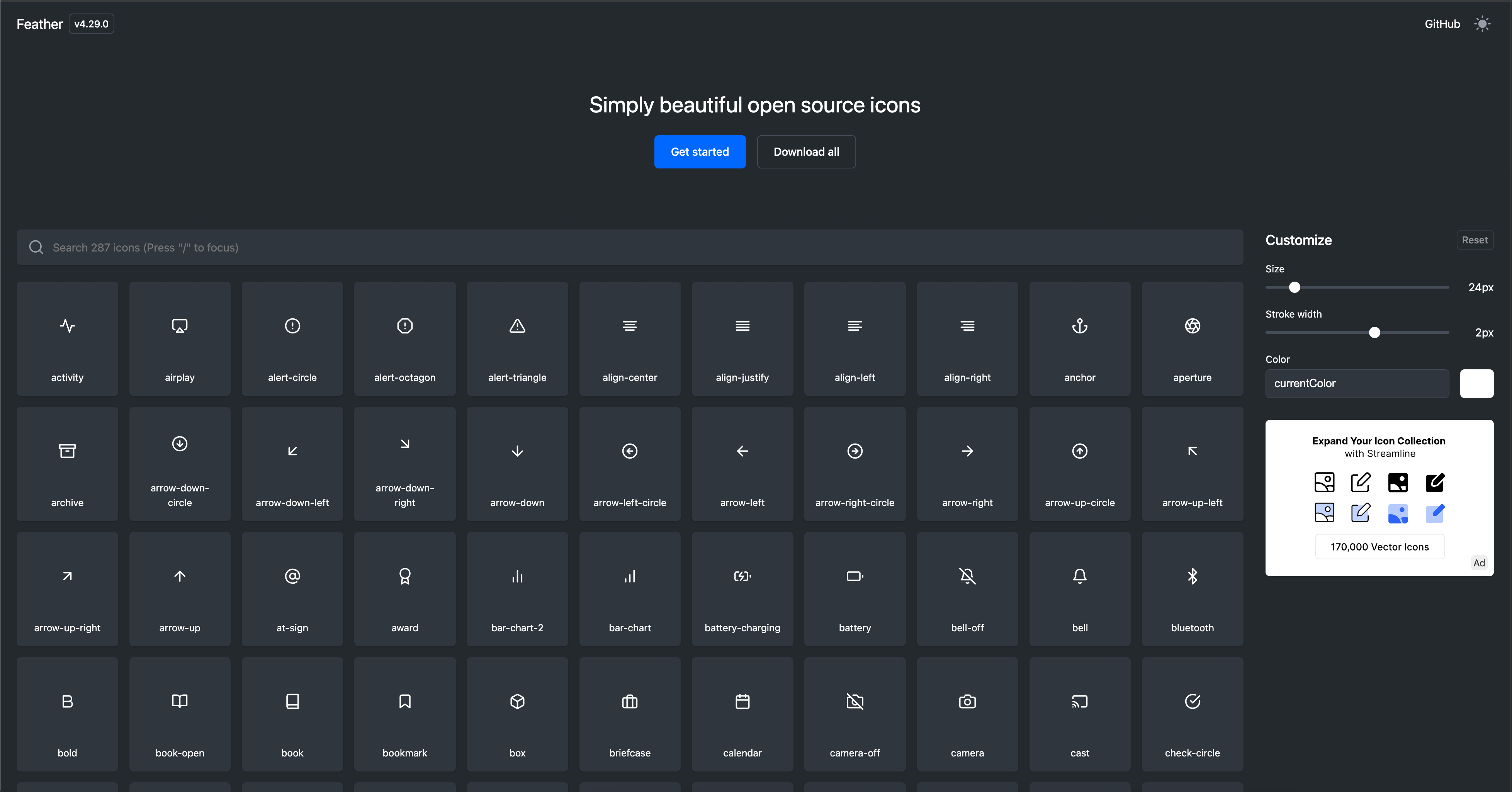 simply beautiful open source icons