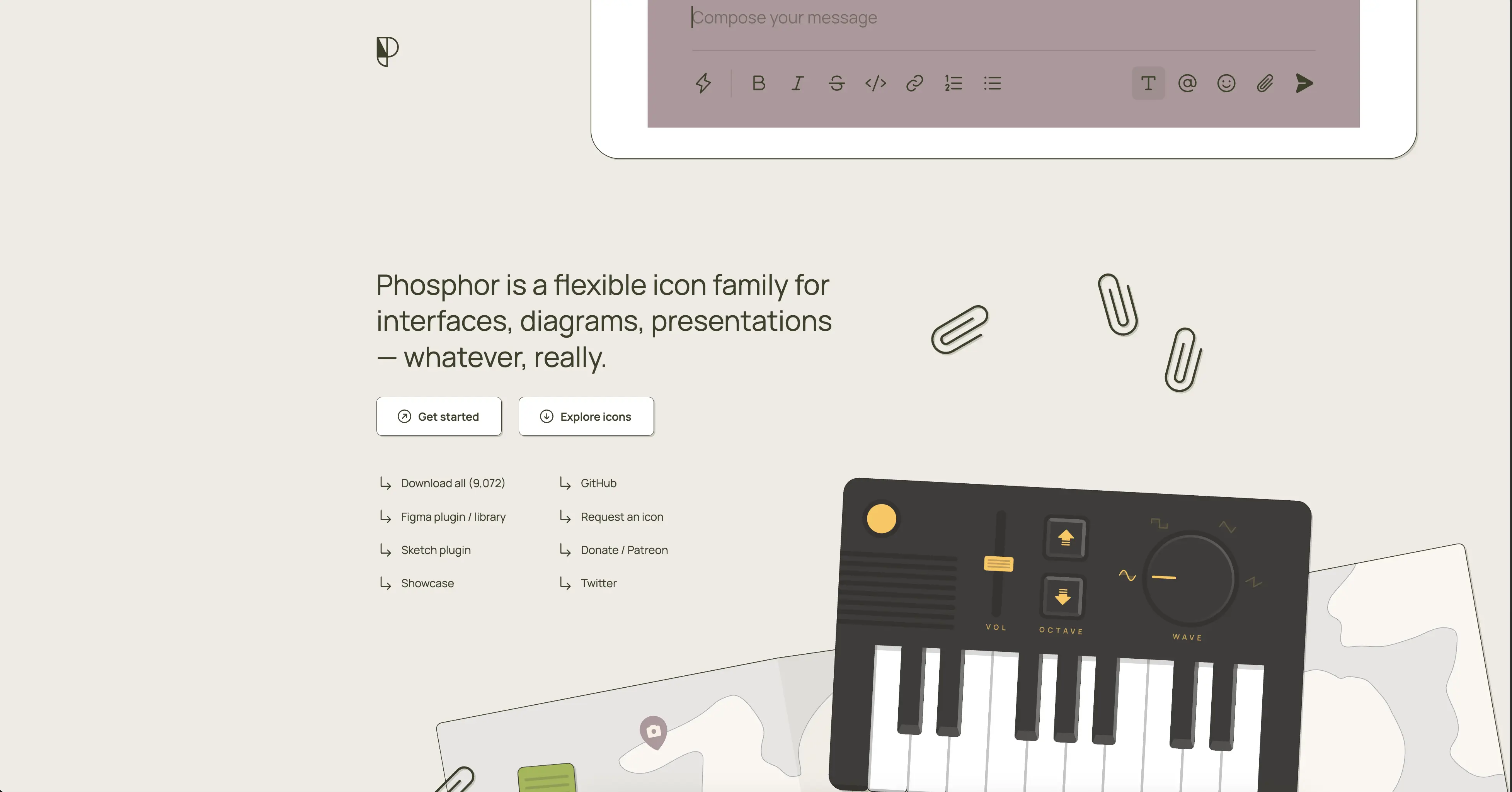 a flexible icon family for interfaces, diagrams, presentations