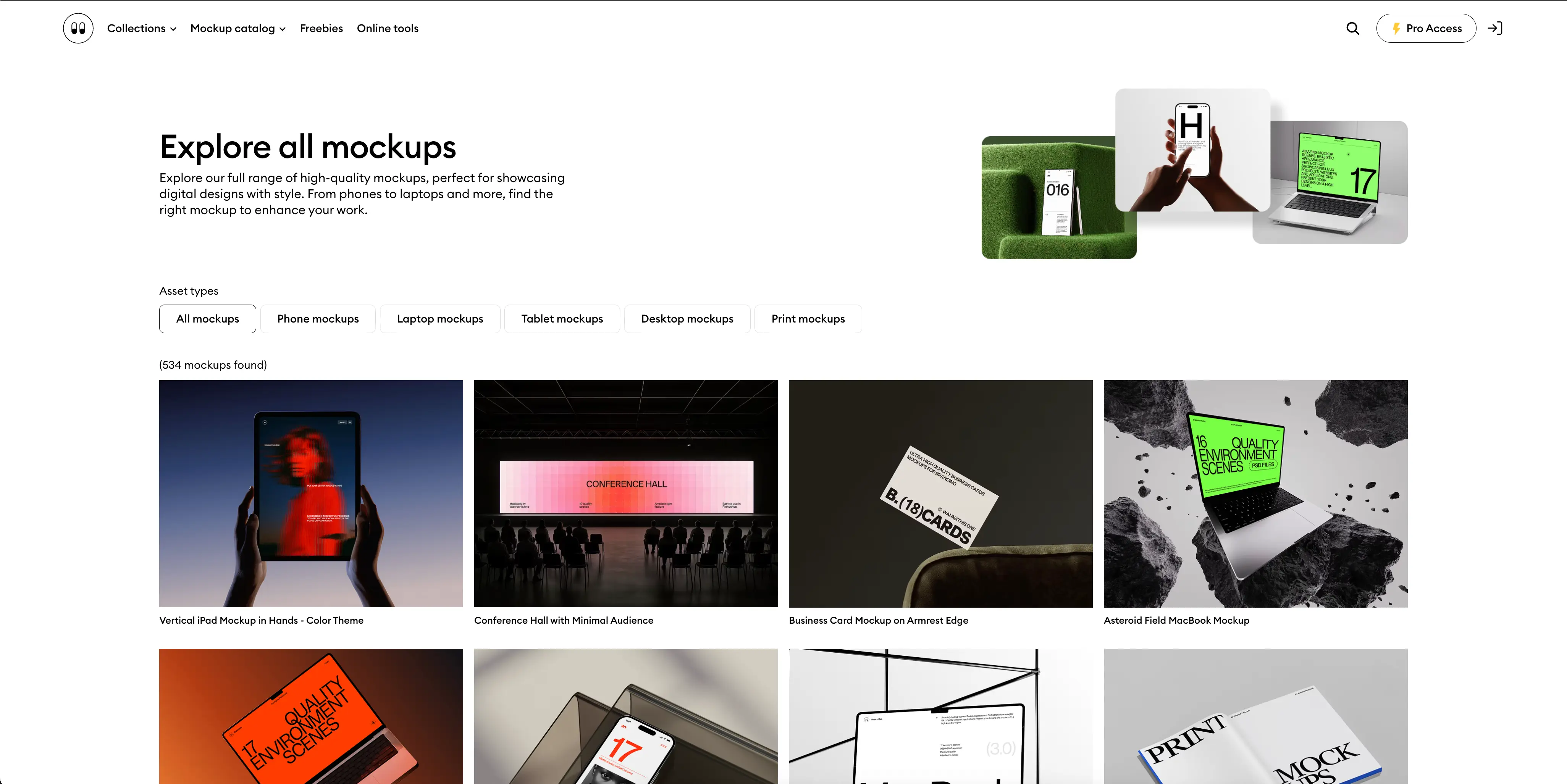  high-quality mockups, perfect for showcasing digital designs with style