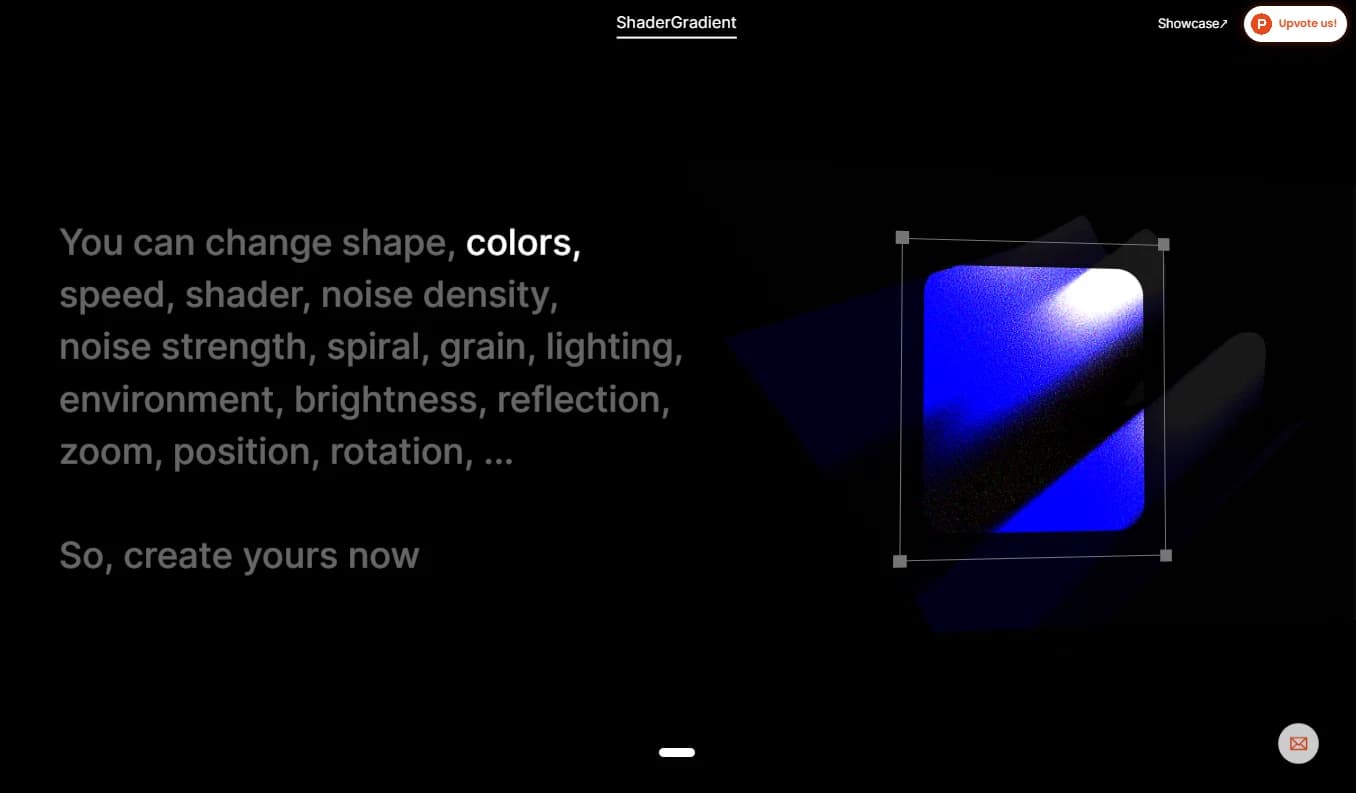 ShaderGradient preview