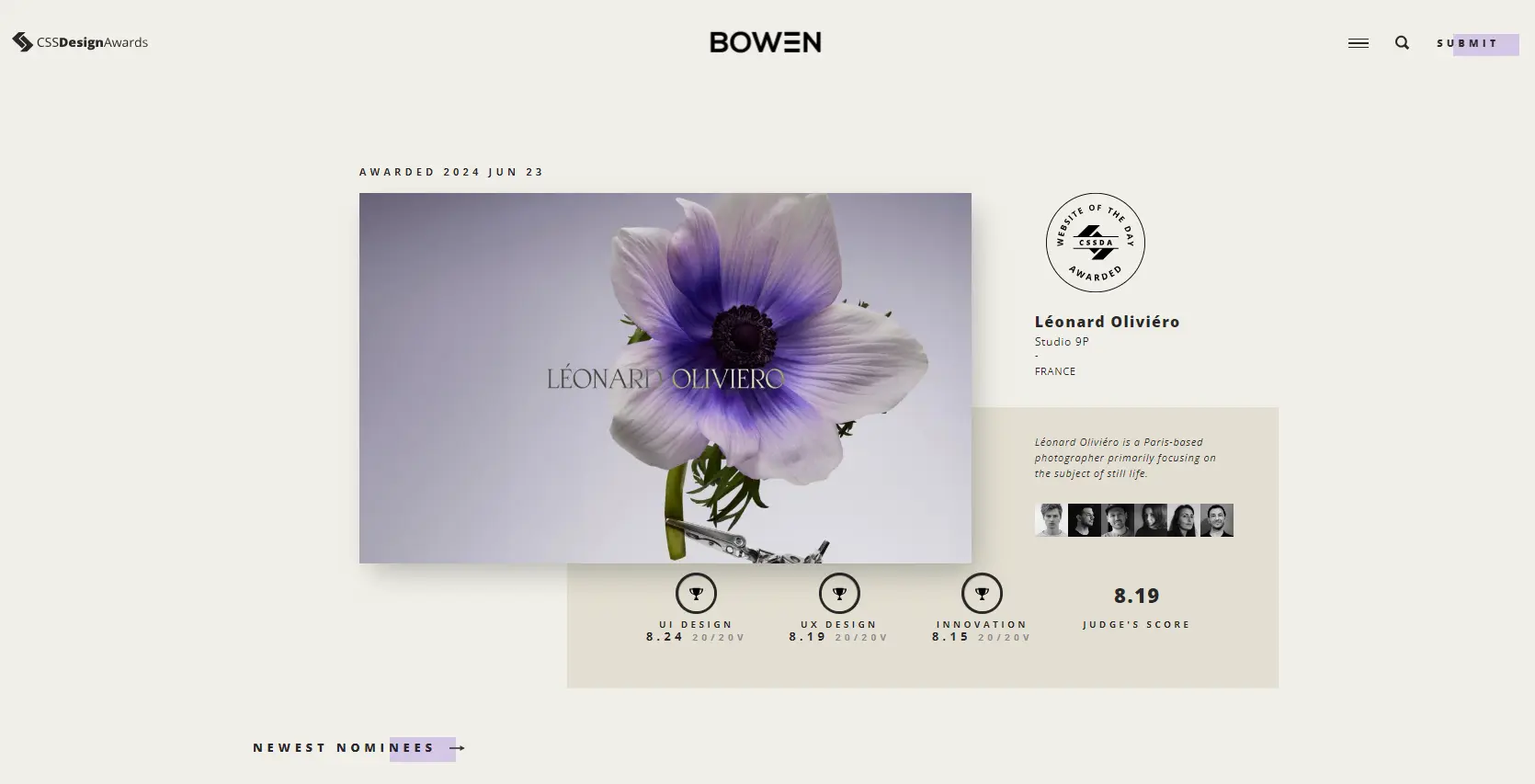 CSS Design Awards preview