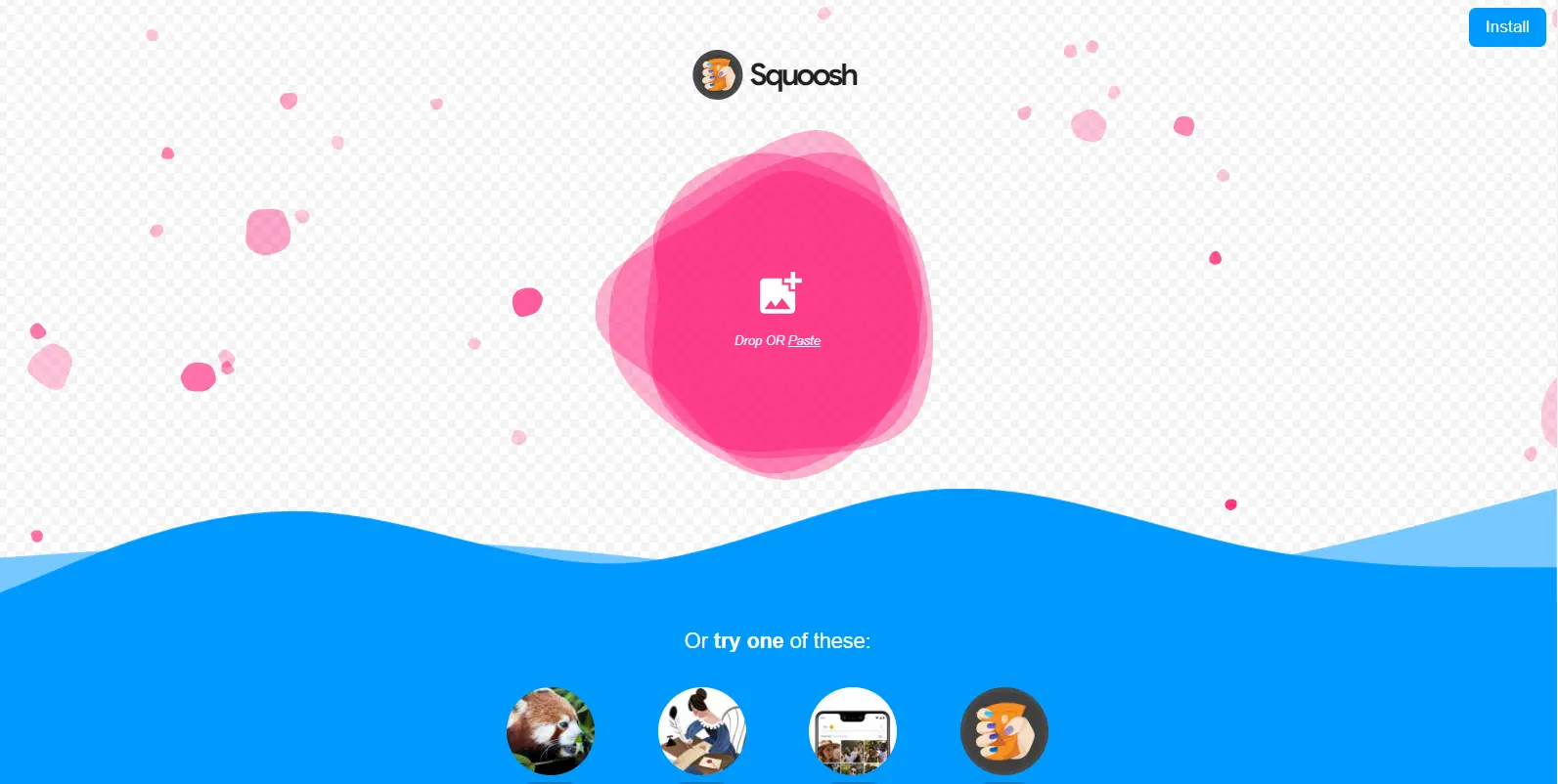 Squoosh preview