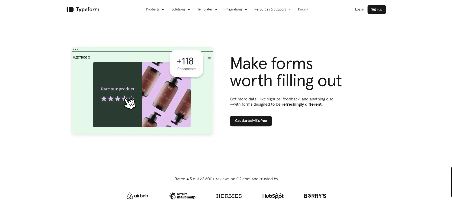 Typeform preview
