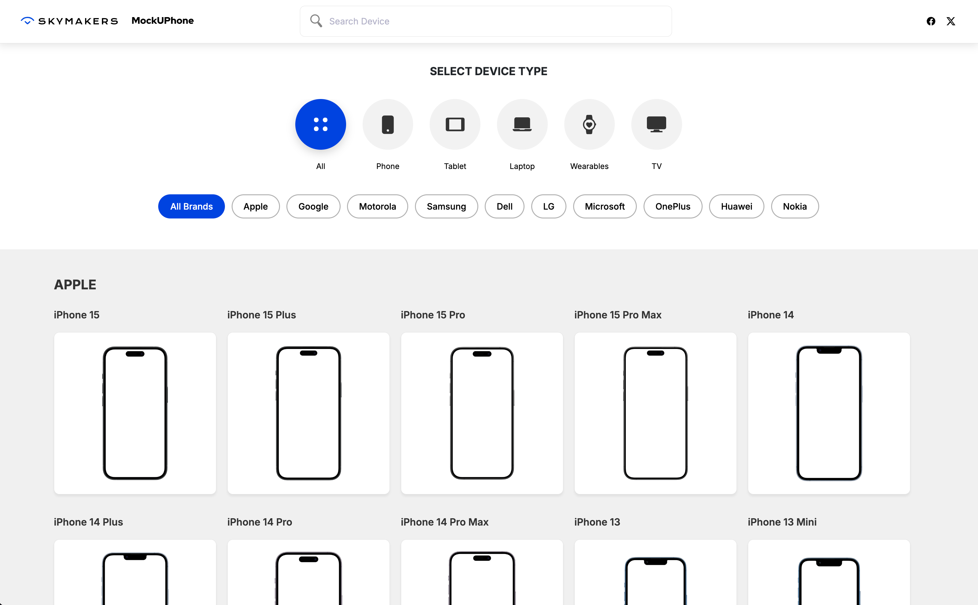 MockUPhone preview